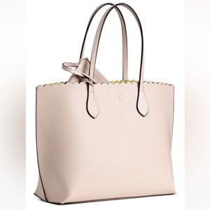 H&M leather black tote bag